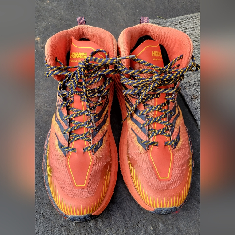Hoka One Mid Gore Tex Hoka Men's Speedgoat 2, High Orange Sneakers Men's SZ10.5